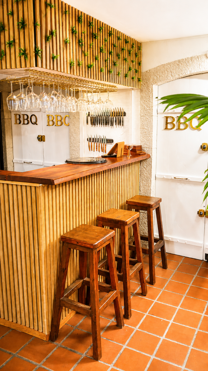 Comptoir du restaurant Le Lamentin